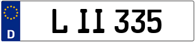Truck License Plate